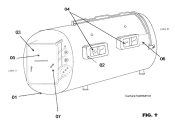 Imagen de la patente CAMARA HIPERBARICA AUTOMATICA CON VISION PANORAMICA Y SISTEMA DE ENTRETENIMIENTO.