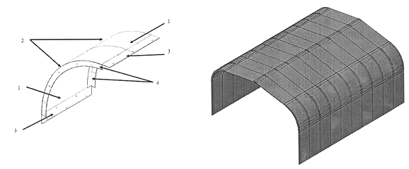 Imagen de la patente CIMBRA REUTILIZABLE Y SEGMENTADA A BASE DE PANELES PARA LA CONSTRUCCION DE EDIFICACIONES DE USOS MULTIPLES
