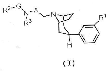 Imagen de la patente COMPUESTOS DE 8-AZABICICLO (3,2,1) OCTANO COMO ANTAGONISTAS DE RECEPTOR OPIOIDE MU.