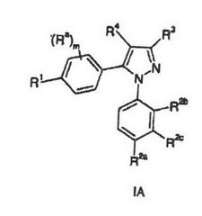 Imagen de la patente DERIVADOS DE 1,5-DIFENILPIRAZOL SUSTITUIDOS EN LA POSICION 3 UTILES COMO MODULADORES DE CB1.