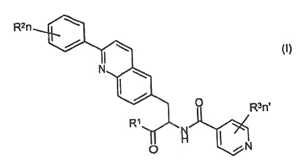 Imagen de la patente DERIVADOS DE 2,6-QUINOLINILO, PROCESOS PARA PREPARARLOS Y SUS USOS COMO MEDICAMENTO.