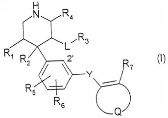 Imagen de la patente DERIVADOS DE 4-FENIL-PIPERIDINA COMO INHIBIDORES DE RENINA.