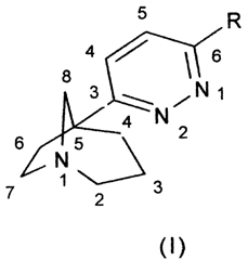 Imagen de la patente DERIVADOS DE 5-PIRIDAZINIL-1-AZABICICLO[3.2.1]OCTANO, SU PREPARACION Y SU APLICACION EN TERAPEUTICA.