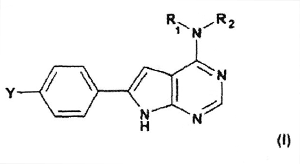 Imagen de la patente DERIVADOS DE 7H-PIRROLOPIRIMIDINA.