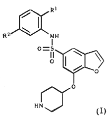 Imagen de la patente DERIVADOS DE BENZOFURANILO COMO INHIBIDORES DEL RECEPTOR 5-HT6.