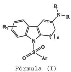 Imagen de la patente DERIVADOS DE CARBAZOL COMO LIGANDOS FUNCIONALES DE LA 5-HIDROXITRIPTAMINA6.