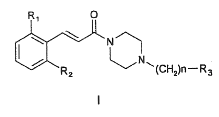 Imagen de la patente DERIVADOS DE CINAMOIL-PIPERAZINA Y SU UTILIZACION COMO ANTAGONISTAS DE PAR-1.