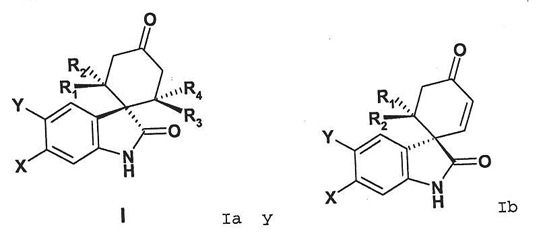Imagen de la patente DERIVADOS DE ESPIROINDOLINONA.