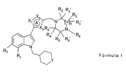Imagen de la patente DERIVADOS DE INDOL.