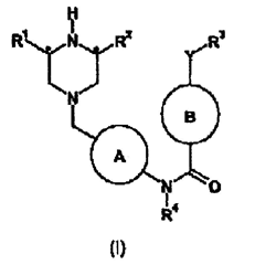 Imagen de la patente DERIVADOS DE PIPERAZINILO UTILES EN EL TRATAMIENTO DE ENFERMEDADES MEDIADAS POR EL RECEPTOR GRP38.