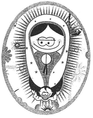 Imagen de la patente DIBUJO INDUSTRIAL DE VIRGENCITA APLICABLE A PULSERAS.