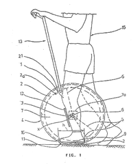 Imagen de la patente DISPOSITIVO DE DEPORTES O PASATIEMPO DE RUEDAS IMPULSADO CON LOS PIES.
