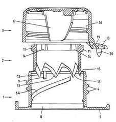 Imagen de la patente ELEMENTO DE VERTIDO RECERRABLE PARA EMPAQUES COMPUESTOS DE CARTON/PLASTICO.