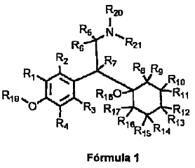 Imagen de la patente FENETILAMINAS SUBSTITUIDAS CON ACTIVIDAD SEROTONINERGICA Y/O NOREPINEFRINERGICA.