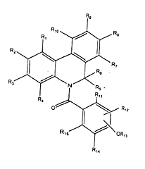 Imagen de la patente FENOLES DE FENANTRIDINA CARBONILO COMO MODULADORES DE CITOCINA.
