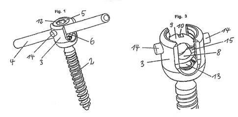 Imagen de la patente FIJADOR DE LA COLUMNA VERTEBRAL.