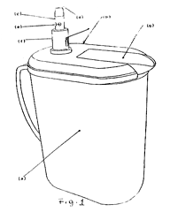 Imagen de la patente JARRA CON DISPOSITIVO PARA TOMA DE AGUA