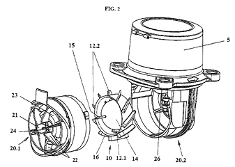 Imagen de la patente MEDIDOR DE FLUIDO DE TURBINA.