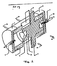 Imagen de la patente MEJORAS A PISTON LIBRE PARA UN MOTOR DE COMBUSTION INTERNA