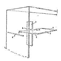 Imagen de la patente MEJORAS A UN SISTEMA DE CONSTRUCCION PARA MUEBLES CON ENTREPAÑOS IRREGULARES