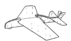 Imagen de la patente MODELO DE AVION JUGUETE DESARMABLE.