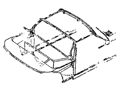 Imagen de la patente MODELO DE CAPOTA Y ESTRUCTURA PLEGADIZA PARA AUTOMOVIL.