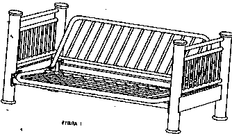 Imagen de la patente MODELO DE SOFA CAMA