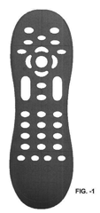 Imagen de la patente MODELO INDUSTRIAL DE CONTROL REMOTO.