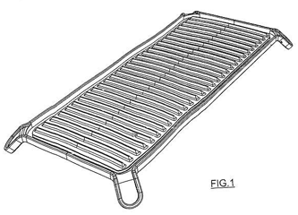 Imagen de la patente MODELO INDUSTRIAL DE PARRILLA PARA ESTUFA.