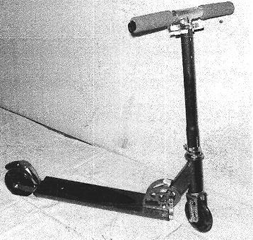 Imagen de la patente MODELO INDUSTRIAL DE PATIN PLEGABLE DE ALUMINIO.