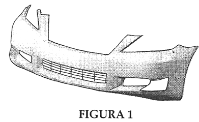 Imagen de la patente MODELO INDUSTRIAL DE FACIA PARA AUTOMOVIL.