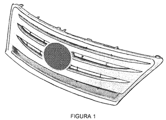 Imagen de la patente MODELO INDUSTRIAL DE REJILLA PARA AUTOMOVIL.