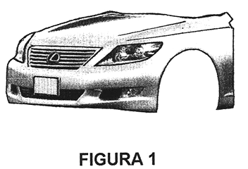 Imagen de la patente MODELO INDUSTRIAL DE EXTREMO FRONTAL PARA AUTOMOVIL.