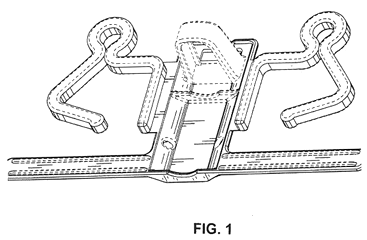 Imagen de la patente MODELO INDUSTRIAL DE SOPORTE COLGANTE.