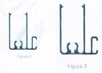 Imagen de la patente MODELO INDUSTRIAL DE PERFIL DE CERCO PARA VENTANAS