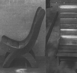 Imagen de la patente MODELO INDUSTRIAL DE SILLA DE MADERA DE FORMA CURVA CON BASE EN FORMA DE SEMICIRCULO