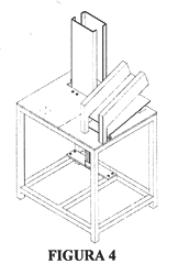 Imagen de la patente MODELO INDUSTRIAL DE LA MESA DE FORRADO DE CABECERA AUTOMOTRIZ