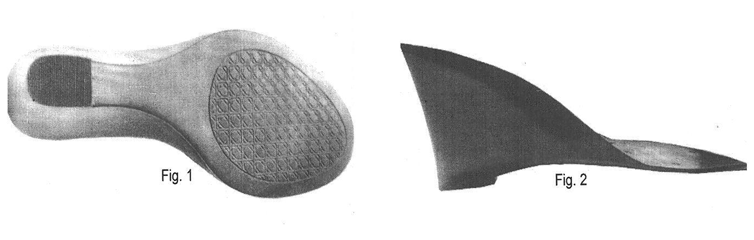 Imagen de la patente MODELO INDUSTRIAL DE SUELA PARA CALZADO DE DAMA