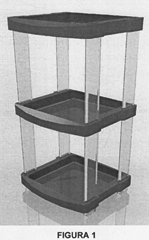 Imagen de la patente MODELO INDUSTRIAL DE EXHIBIDOR PARA BOTELLAS.