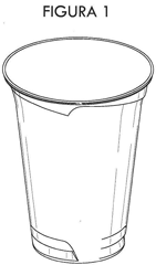 Imagen de la patente MODELO INDUSTRIAL DE VASO.