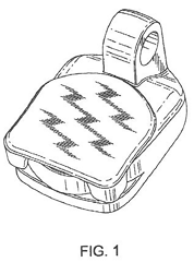Imagen de la patente MODELO INDUSTRIAL DE BISAGRA DE ASIENTO PARA INODORO.