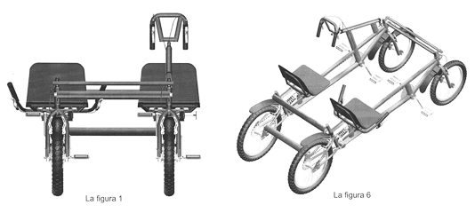 Imagen de la patente MODELO INDUSTRIAL DE VELOCIPEDO