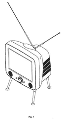 Imagen de la patente MODELO INDUSTRIAL DE TELEVISION.