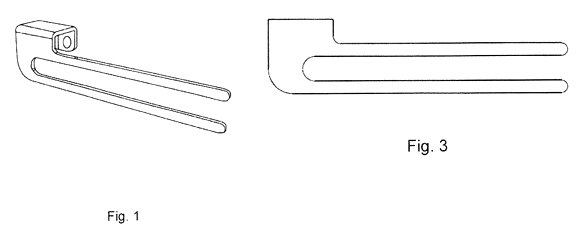 Imagen de la patente MODELO INDUSTRIAL DE TOALLERO CORTO DOBLE.