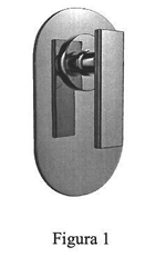 Imagen de la patente MODELO INDUSTRIAL DE MONOMANDO DE REGADERA.