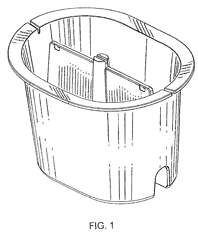 Imagen de la patente MODELO INDUSTRIAL DE CESTO PARA BASURA.