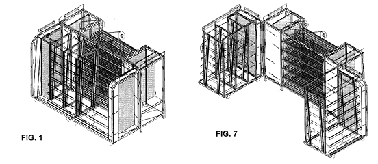 Imagen de la patente MODELO INDUSTRIAL DE ANAQUEL VENDEDOR.