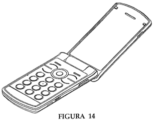 Imagen de la patente MODELO INDUSTRIAL DE TELeFONO MoVIL.