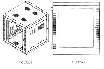 Imagen de la patente MODELO INDUSTRIAL DE GABINETE DE PARED.
