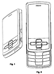 Imagen de la patente MODELO INDUSTRIAL DE TELEFONO CELULAR.